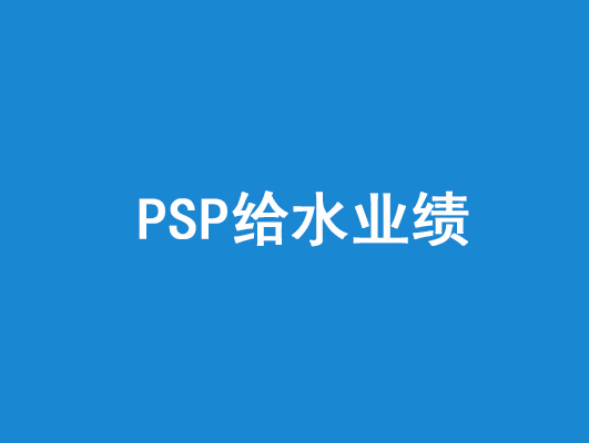 PSP給水業(yè)績